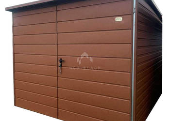 Schowek Domek Ogrodowy 2,5x3m Brama dwuskrzydłowa dach NB438