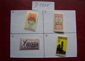 Niemcy 1978 MNH Znaczki z roczników WYBIERAJ