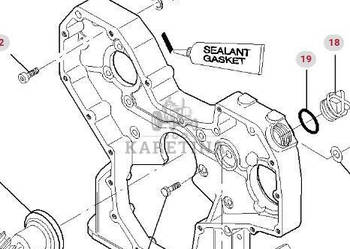 Massey Ferguson 8480 Obudowa Koła Zębów Rozrządu CZĘŚCI V837070064