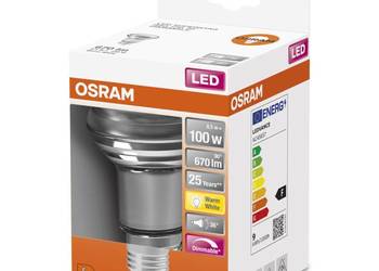 Osram LED Superstar Reflektor Spot E27 R80 8.5W 670lm 25 lat ściemnianie