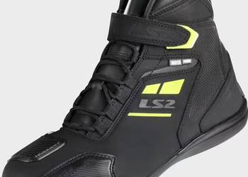 Buty na Motocykl LS2 Waterproof rozm.42/ 44 BLACK H-V YELLOW