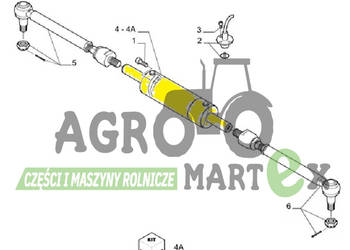76094096, 87668966 SIŁOWNIK HYDR CNH