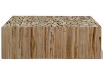 Stolik kawowy z drewna tekowego 90 x 50 x 30 cm WM-244556