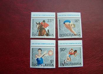 Ugosławia 1984 MNH Mi. 2048/51 Sport Olimpiada Los Angeles