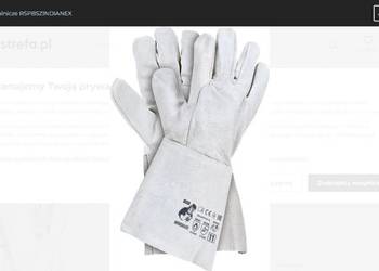 rekawice spawalnicze nowe skórzane