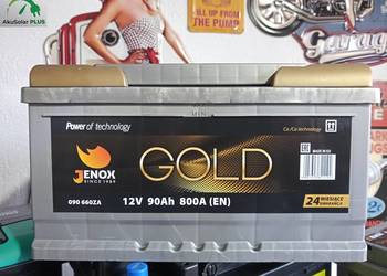 Akumulator 90Ah 800A P+ Jenox Gold