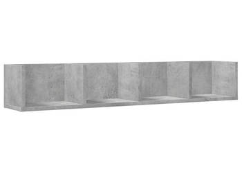 Szafka wisząca szarość betonu 99x18x165 cm WM-840449