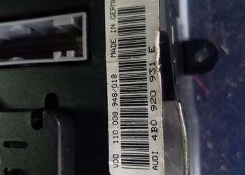 Zegary licznik audi A6 C5 4B0920931E