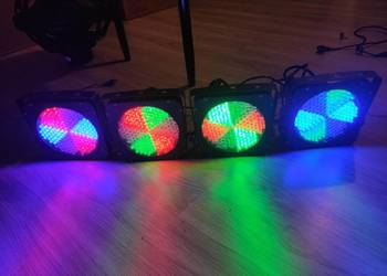 Reflektor PAR 64 FLAT RGB DMX512 LEDTechnika 183led 4-8 szt.