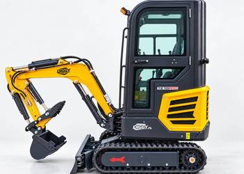 MINIKOPARKA DIGGY TE18 PRO | NOWA | 1800kg | Kabina | Skrętne ramię | KCIUK