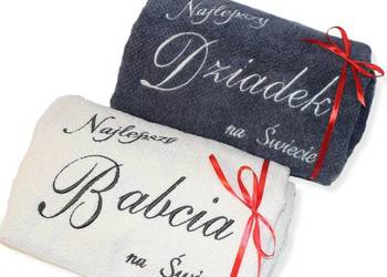Prezent na DZIEŃ BABCI i DZIADKA Ręczniki 550g - grube