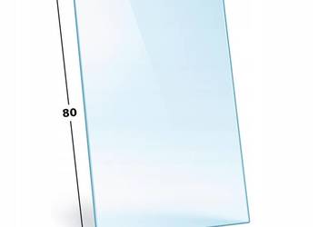 SZYBA pod kominek PODSTAWA POD KOMINEK HARTOWANA SZKŁO 80X60