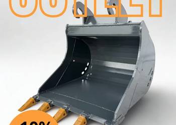 Łyżka podsiębierna 80cm dla koparek 6-9t LEHNHOFF, VERACHTERT, EASYLOCK, 3C