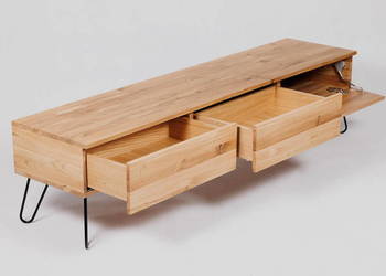 Szafka RTV Loftowa Dębowa FRAME