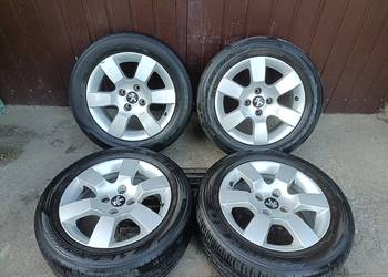 Komplet kół Peugeot 16" 4x108 - alufelgi + opony letnie