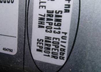 Drzwi LEWE kompletne z lusterkiem KOD LAKIERU TEKNR