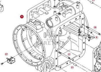 Fendt 414 415 Vario Obudowa Tylnej Osi 404150050012