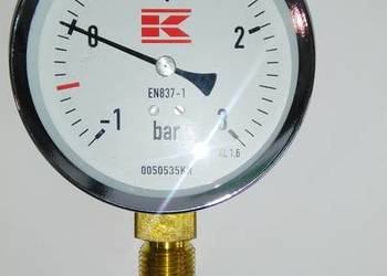 Manometr 1/2″ 100mm (-1/3bar)
