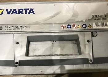 Varta Silver E38 stan bdb 74Ah 750A