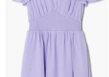 liliowa cienka sukienka firmy cropp rozmiar S stan bdb