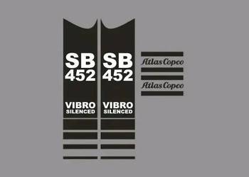 Naklejki naklejka oklejenie ATLAS COPCO SB 452 Zamiennik
