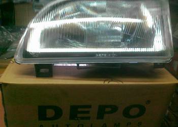 TRANSIT 92>95> REFLEKTOR LAMPA H4 L/P REG ELE NOWY SZKŁO PLA