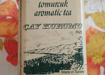 Puszka po tureckiej herbacie Cay Kurumu importowana przez PHZ AGROS