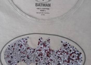 nieużywana super bluzeczka damska z cekinowym Batmanem