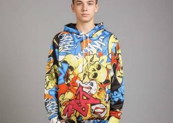 Bluza chłopięca Grafitti z kapturem - rozm. L
