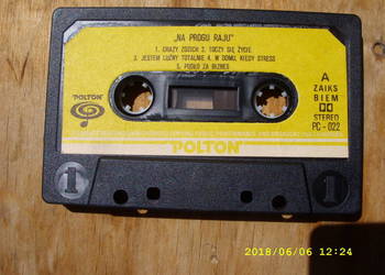 + Pop ; kaseta ; -NA PROGU RAJU ; POLTON.  bez okladki.
