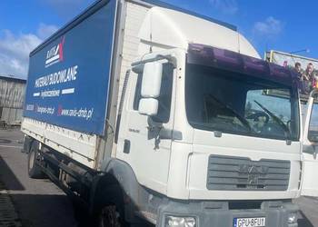 Samochód ciężarowy firana / plandeka MAN TGM