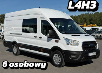 Ford Transit Doka Brygadówka 6 osób Bogato wyposażony Salon PL Dostępny od…