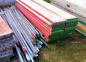 Rusztowanie na szczyt 98,4m2 Używane 12 x10,2 m Podest drewniany 3,0m