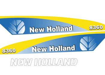 Naklejki New Holland 8360 i inne modele super mocne zamienniki