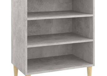 Szafka szarość betonu 57x35x70 cm materiał drewnopochodny WM-806053