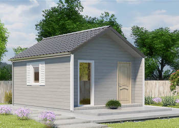 Domek letniskowy ogrodowy całoroczny 7,5x4 15mm