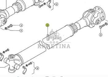 CLAAS TARGO K70 Wałek Przegubowy CZĘŚCI 0003148784 00 0314 878 4