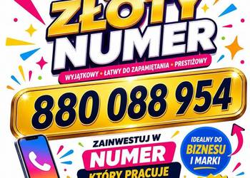 880_088_954 Złoty Numer Prosty Łatwy do Zapamiętania Starter T-Mobile !
