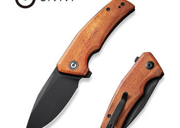 Nóż składany Civivi Regulatron Guibourtia Wood, Black Stonewashed Nitro-V…