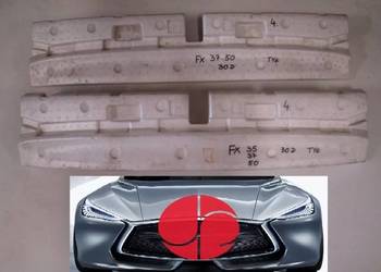 INFINITI QX 70 PIANKA ABSORBER ZDERZAKA TYŁ #