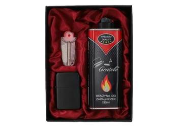 Zestaw Zapalniczka Benzynowa + Knot i Kamienie + Benzyna do Zapalniczek