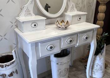 Toaletka drewniana shabby chic