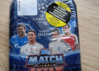 Puszka karty piłkarskie Match attax