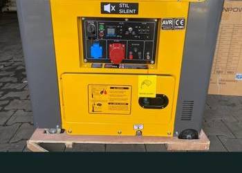 Nowy Agregat prądotwórczy 6KW Diesel Valkenpower dg6500se3 Faktura VAT