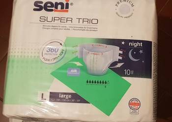 Seni Super Trio pieluchomajtki, Seni Active Plus , Seni Soft Super - 65 szt