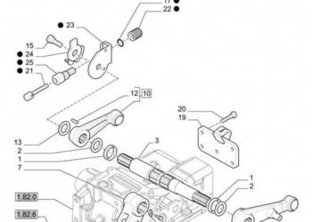 New Holland T6010 Ogranicznik 47134460