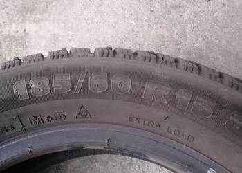Opony zimowe 185 /60 /15 dwie sztuki 7 mm