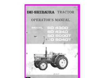 Shibaura 4300, 4340, 5000, 5040 instrukcja obsługi wysyłka ! Shibaura 4300, 4340, 5000, 5040 instrukcja obsługi wysyłka !