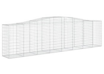 Kosze gabionowe 10 szt 400x50x100/120cm galwanizowane żelazo WM-3145964