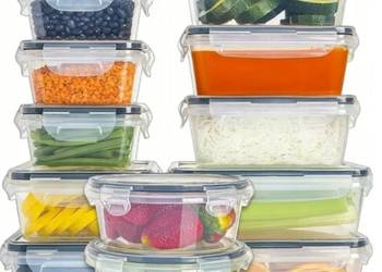 12 LUNCHBOX ŚNIADANIÓWKA PUDEŁKA NA ŻYWNOŚĆ POJEMNIKI Z POKRYWKAMI SZCZELNE